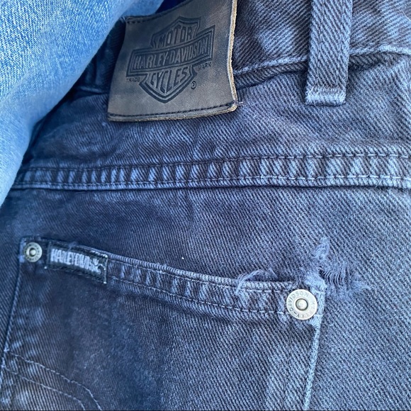 Vintage Harley Davidson jeans black classic 10 - Picture 10 of 10